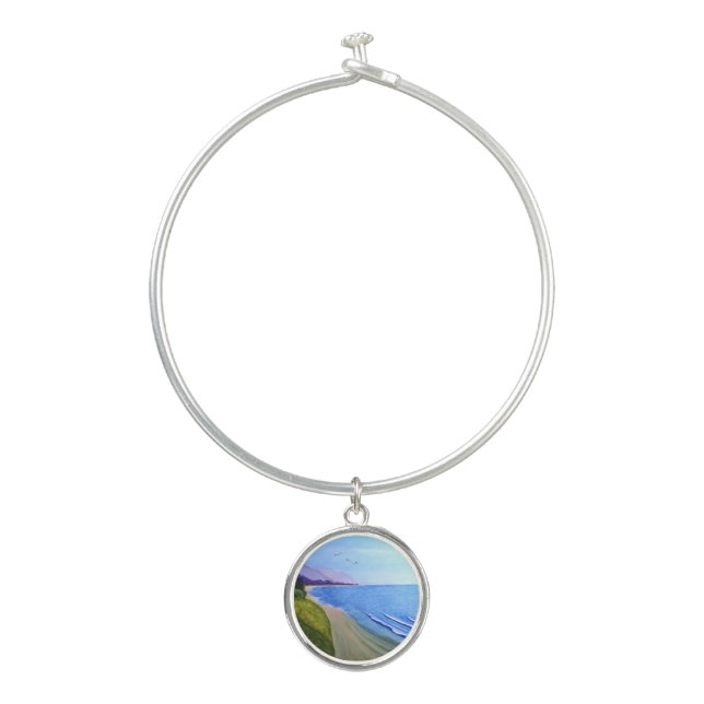 California Coast  Bangle Bracelet (Front)