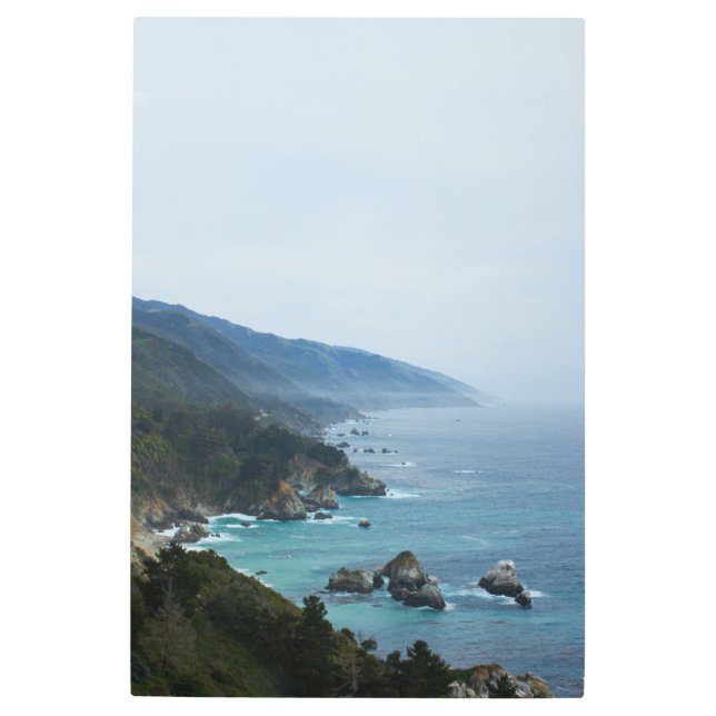 California Coast Metal Print (Front)