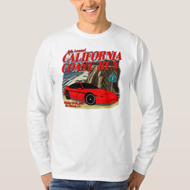 California Coast Run '08 Long Sleeve Shirt (Front)
