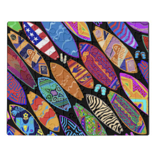California Coast Surfboards Jigsaw Puzzle