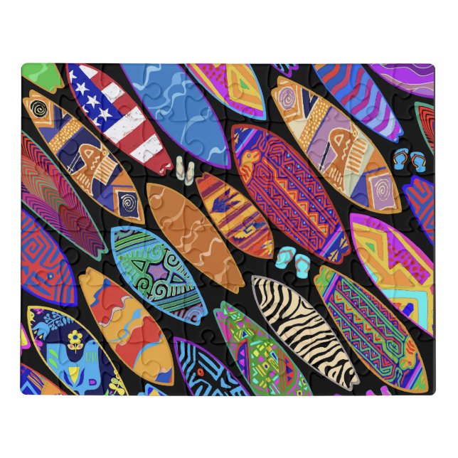 California Coast Surfboards  Jigsaw Puzzle (Puzzle Horizontal)