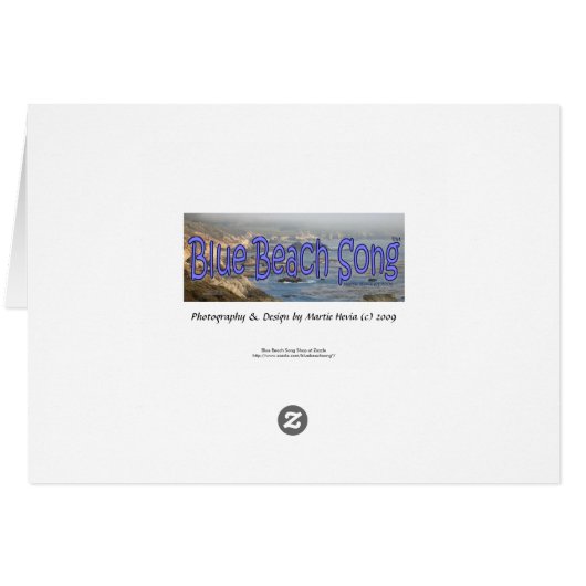California Coastline Card Series (2) (Back Horizontal)