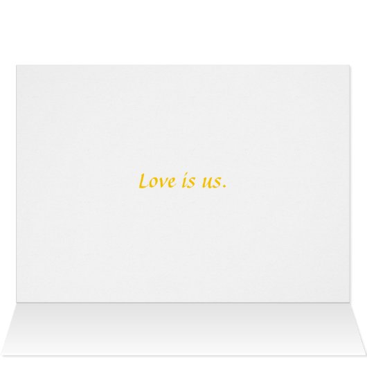 California Coastline - Love is Us - Card (Inside Horizontal (Top))