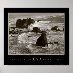 California Coastline Photograph Poster