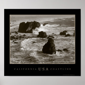 California Coastline Photograph Poster