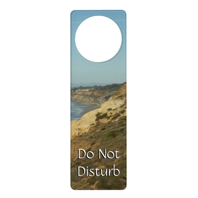 California Coastline Scenic Travel Landscape Door Hanger (Front)