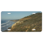 California Coastline Scenic Travel Landscape License Plate
