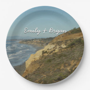California Coastline Scenic Travel Landscape Paper Plates