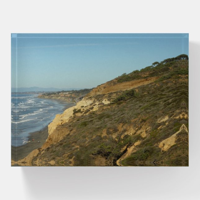 California Coastline Scenic Travel Landscape Paperweight (Front)