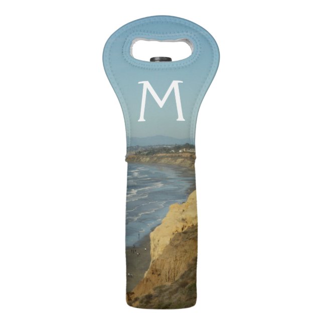 California Coastline Scenic Travel Landscape Wine Bag (Front)