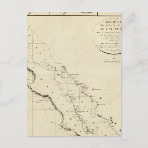 California coasts postcard