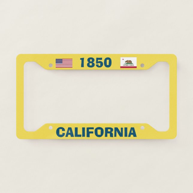 California Colorful License Plate Frame (Front)