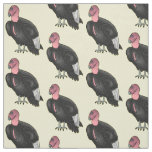 California condor bird cartoon illustration  fabric