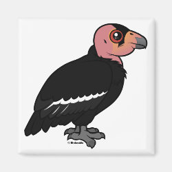 Birdorable California Condor Square Magnet