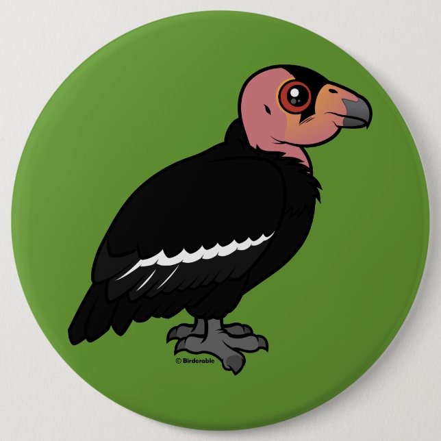 California Condor Pinback Button (Front)