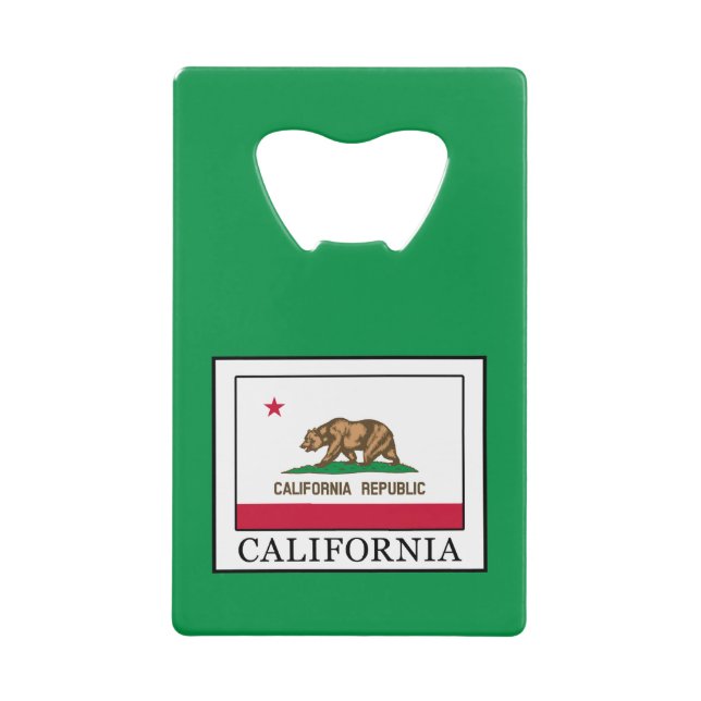 California Credit Card Bottle Opener (Front)