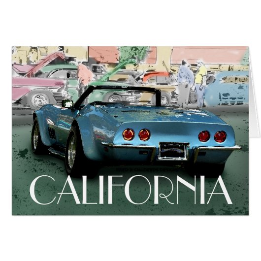 CALIFORNIA cruiser Cards (Front Horizontal)