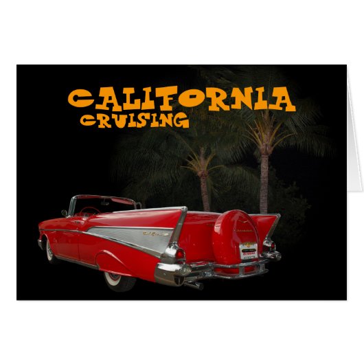 California cruising cards (Front Horizontal)