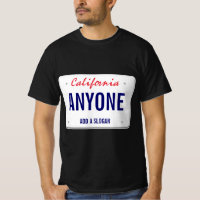 California Custom License Plate