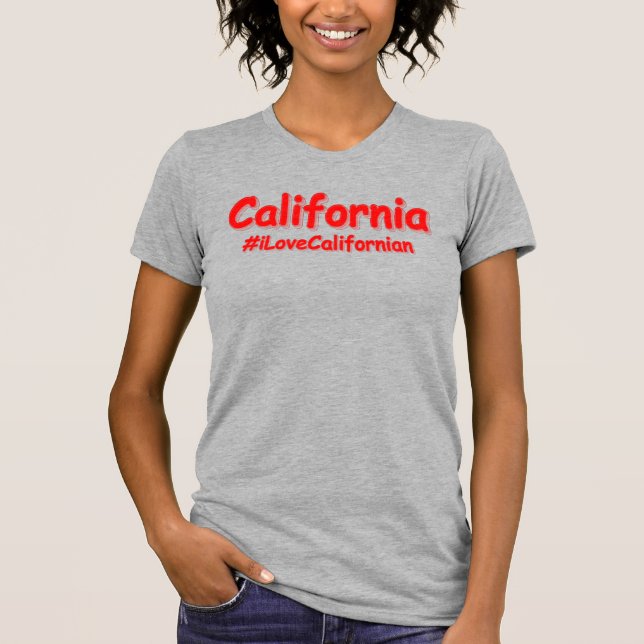 "California" Cute Design. Buy Now T-Shirt (Front)