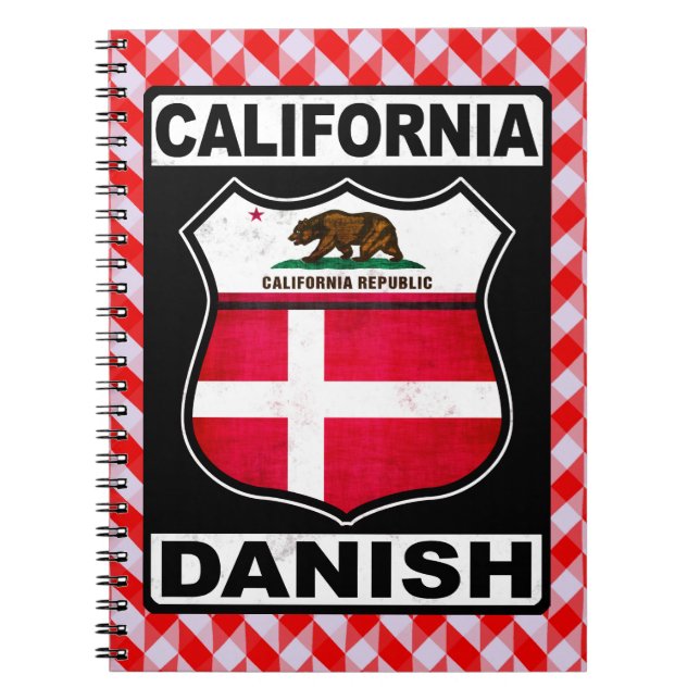 California Danish American Notebook (Front)