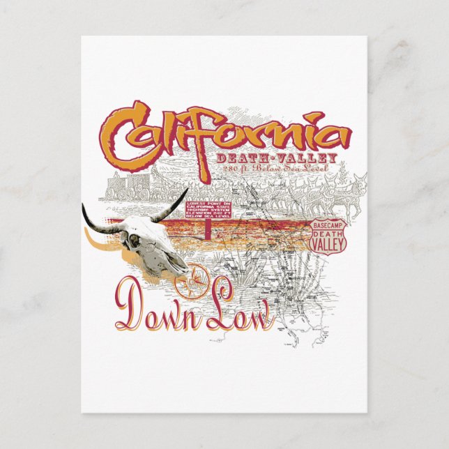 California Death Valley Postcard (Front)