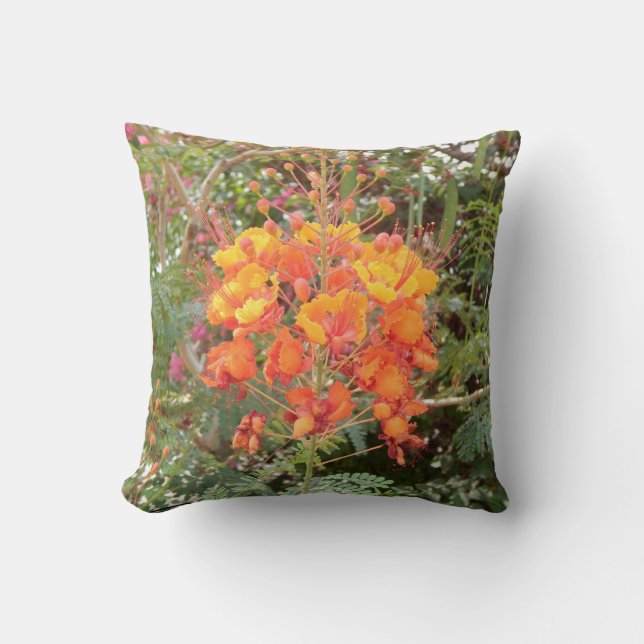 CALIFORNIA DESERT FLOWER #2 THROW PILLOW (Front)
