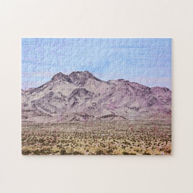 California Desert Mojave Mountains Art Puzzle (Horizontal)