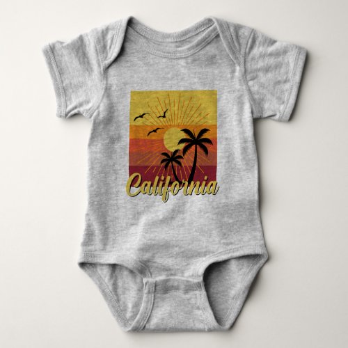 California Design _ Baby Jersey Bodysuit