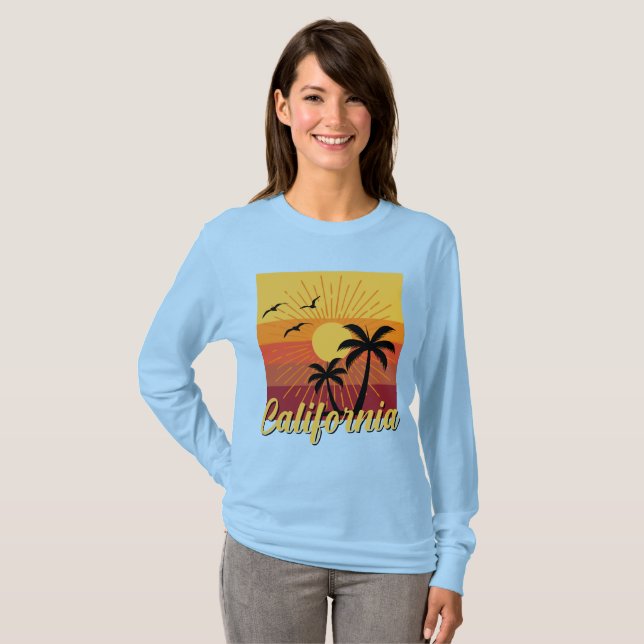 California Design - Basic Long Sleeve T-Shirt (Front Full)