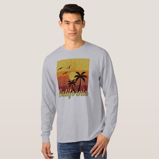 California Design - Basic Long Sleeve T-Shirt (Front Full)