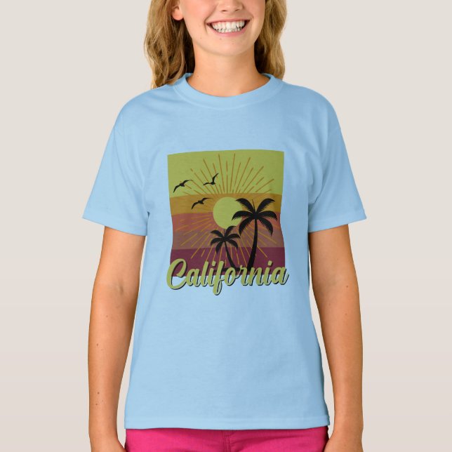 California Design - Girls' Basic T-Shirt (Front)
