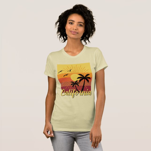 California Design - Women's Bella+Canvas Slim Fit  T-Shirt (Front Full)