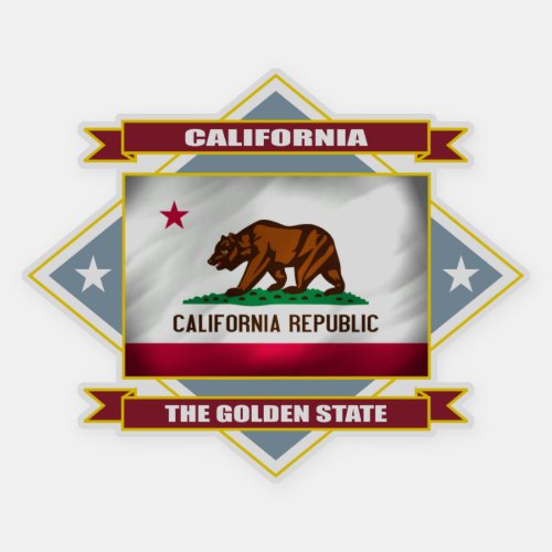 California diamond sticker