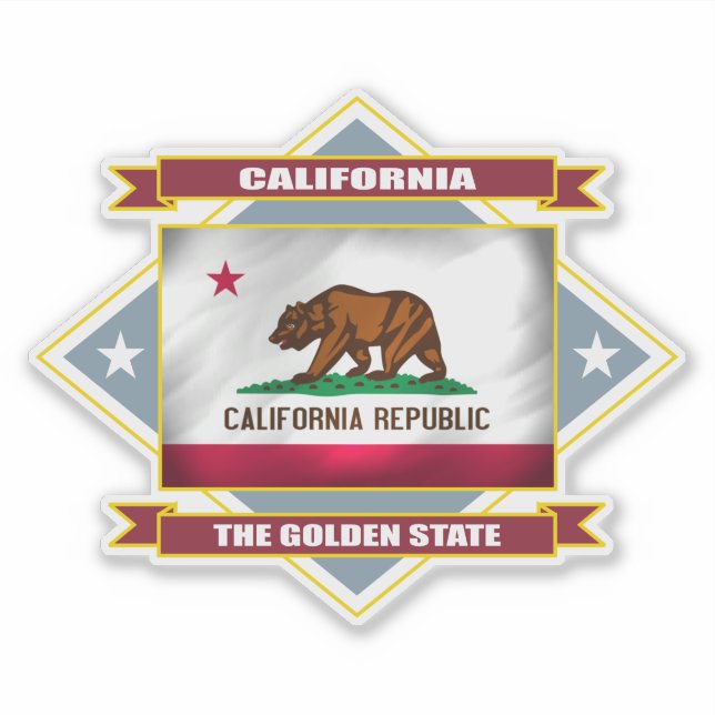 California diamond sticker (Front)