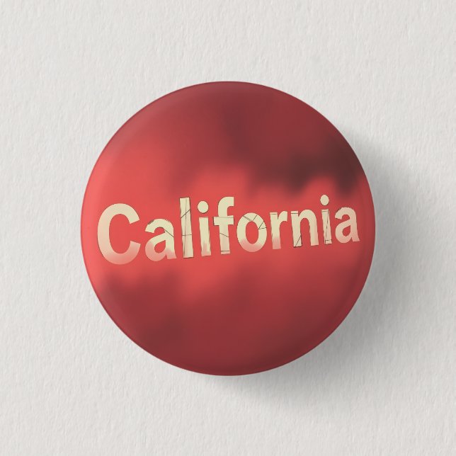 California Dream Vibes Button (Front)
