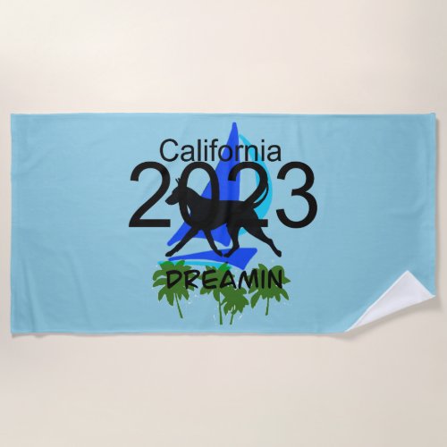 California Dreamin 2023 AHTCA National Beach Towel