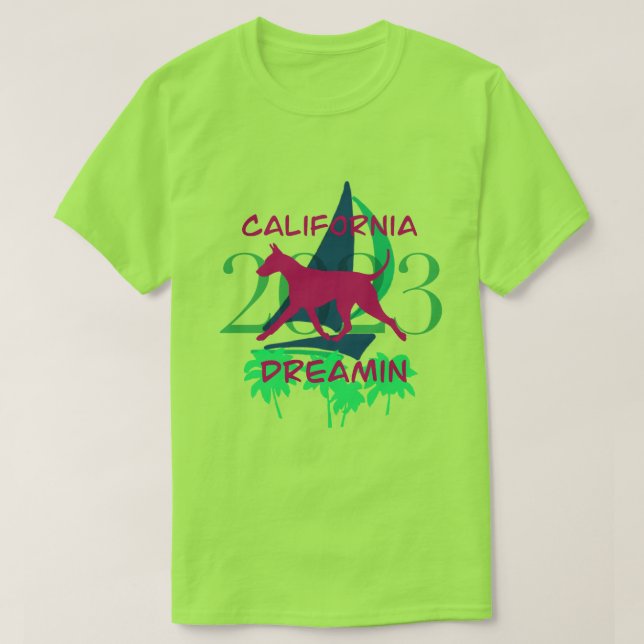 California Dreamin 2023 AHTCA National Shirts (Design Front)