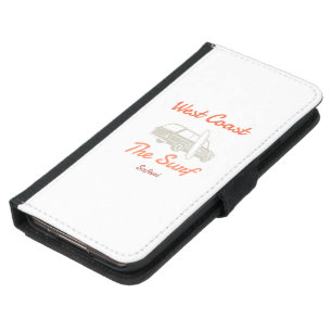 California Dreamin Beach Graphic Tee West Coast Samsung Galaxy S5 Wallet Case