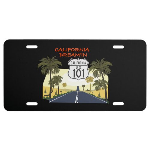 California Dreamin _ California Highway 101 License Plate