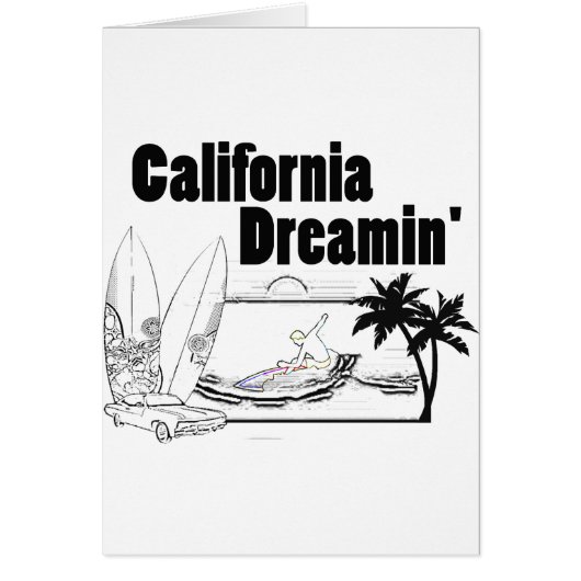California Dreamin' Cards (Front)