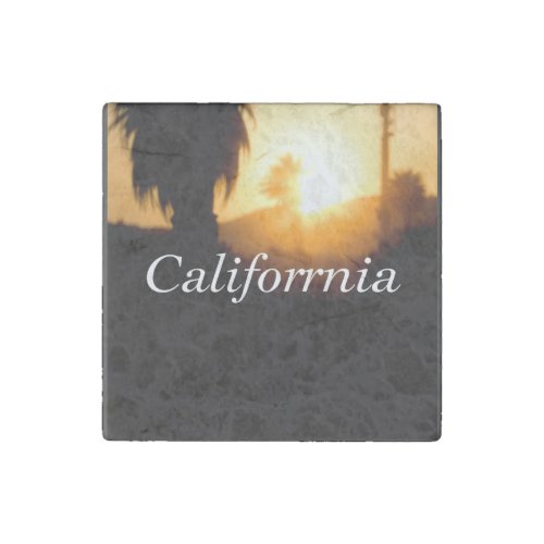 California Dreamin’ Stone Magnet