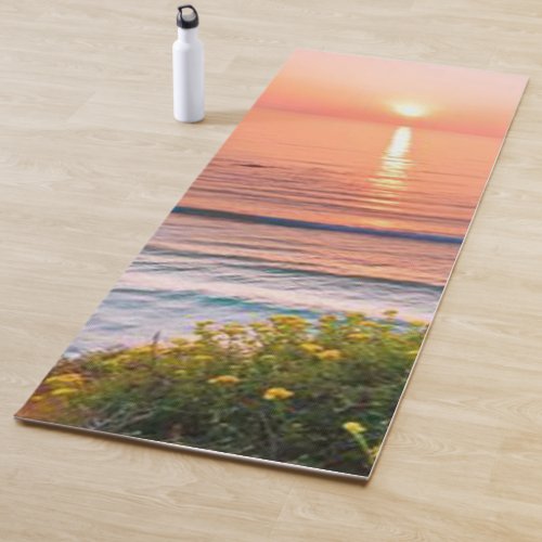California Dreamin Sunset Single Sided Yoga Mat