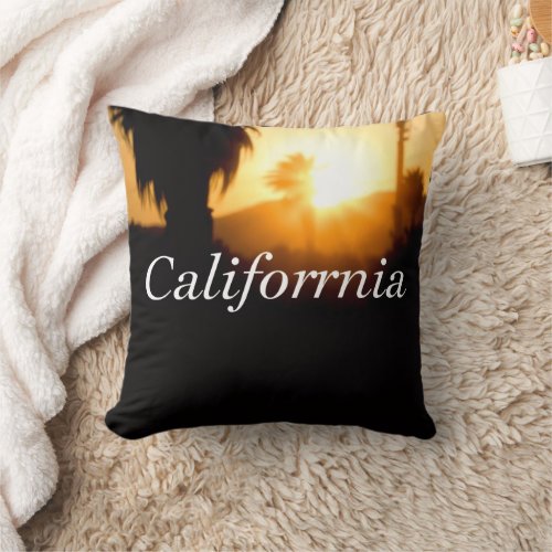 California Dreamin’ Throw Pillow