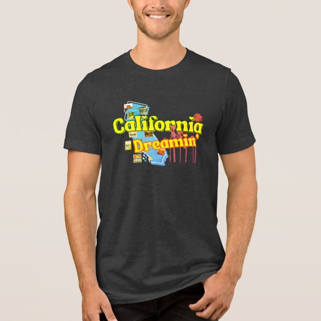 California Dreamin' Tri-Blend Shirt (Front)
