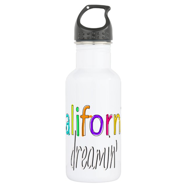 California Dreamin' Water Bottle (Front)