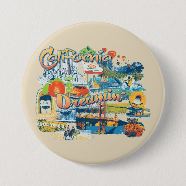 California Dreaming Button (Front)