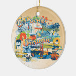 California Dreaming Ceramic Ornament