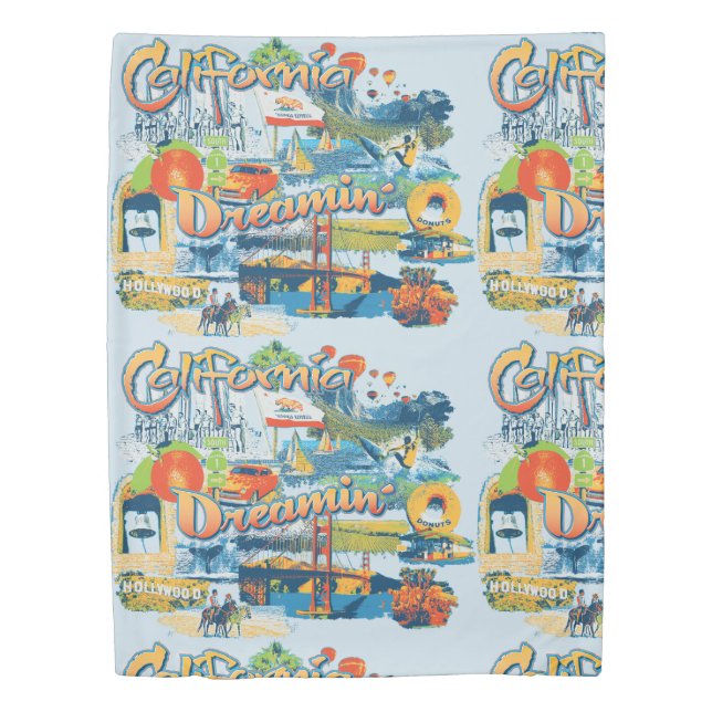 California Dreaming Duvet Cover (Front)