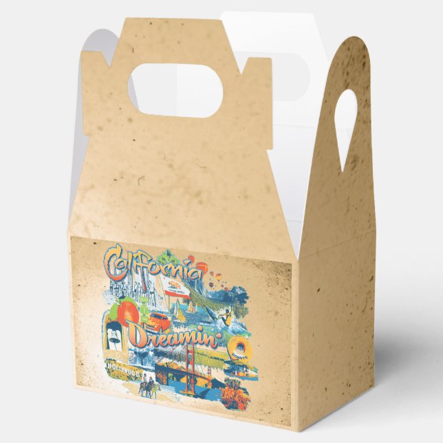 California Dreaming Favor Boxes (Opened)